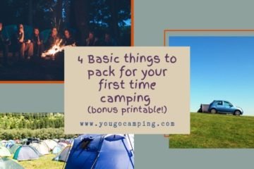 4 Basic things to pack for your first time camping - Yougo Camping